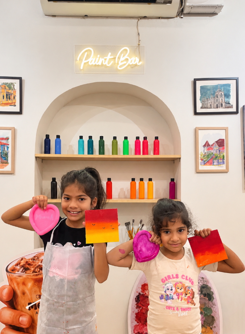 Meraki Art Cafe – kids painting