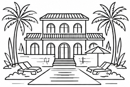 Illustration – resorts & villas